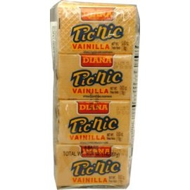 Diana Vanilla Cookies 8 Count - Galleta Picnic Vainilla