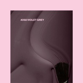 Pink Gellac UV Gel Nail Polish - 258 Violet Grey 15 ml - UV Varnish Purple Long Lasting - Gel Polish Nails in Salon Quality - Gel Nails Nail Polish UV Lamp - UV Nail Polish Made in Holland