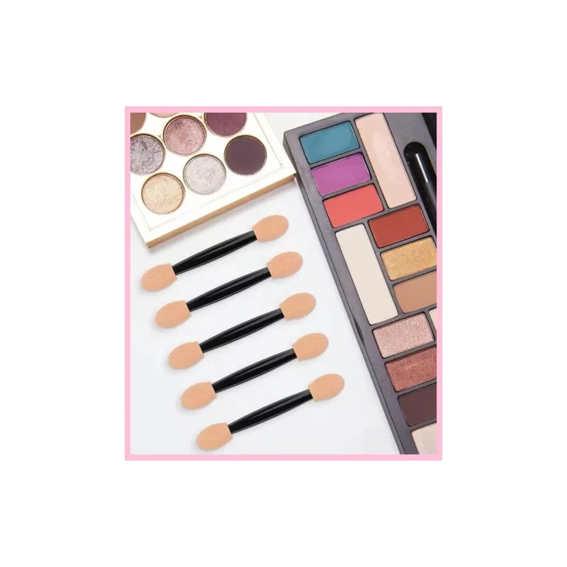 120 Aplicadores Para Maquillaje, Sombras, Hisopos,doble Cara