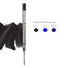 Monteverde Capless Ceramic Gel Refill for Parker Ballpoint Pens, Black