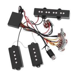 Bass Pickups Guitar Bass Pj Bass Pickups,Bass Pickups Pickup Electric Bass Preamp Wiring Circuit Pickup 3 Band Active and Passive EQ Equalizer Replacement for Active Bass Pickup