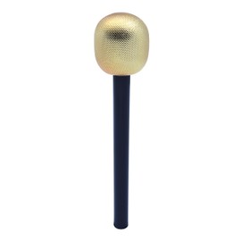 Bristol Novelty BA206 Gold Microphone Toy, Unisex-Adult, One Size