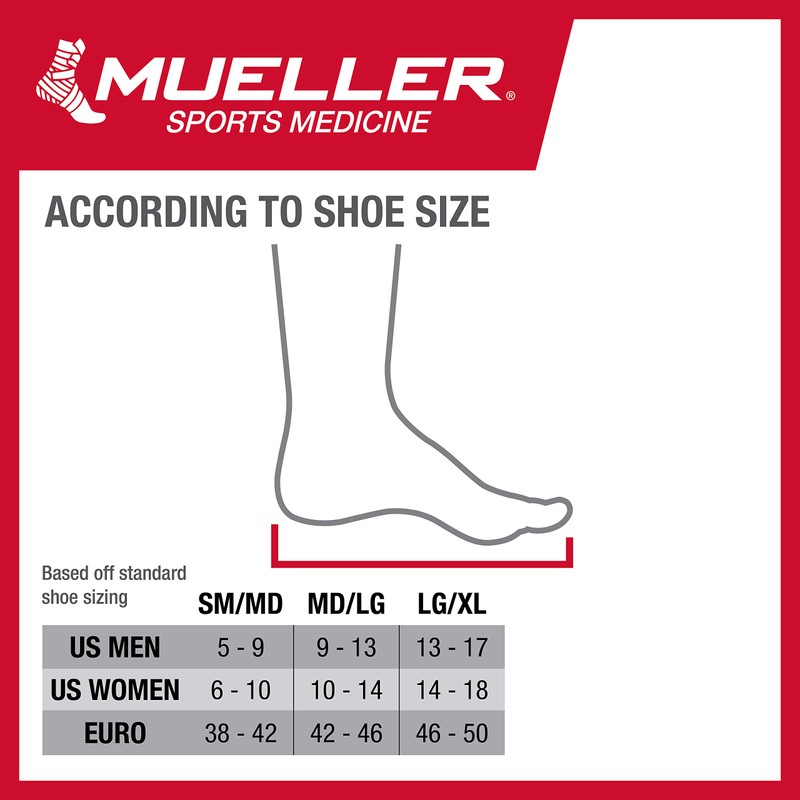 Mueller 4-Way Stretch Premium Knit Ankle Support with Thermo Reactive