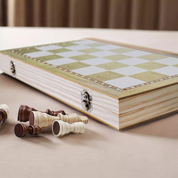 Americas Toys Chess Set Checkers Backgammon Chess Board Games for