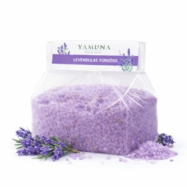 YAMUNA NATURAL BEAUTY Bath Salts - Natural Cosmetics from Hungary with Natural Minerals and Essential Oils for a Relaxing Bath Experience and Nourished Skin (1000 g, Lavender)