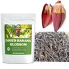 Natural Dried Banana Blossom - 2.0 oz, All-Natural Banana Flowers,
