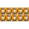 10 X JCB 5w = 50w LED GU10 100deg 6500k