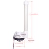 FinFuture Universal Toilet Flush Valve, 2-Inch One Piece Toilet Replacement