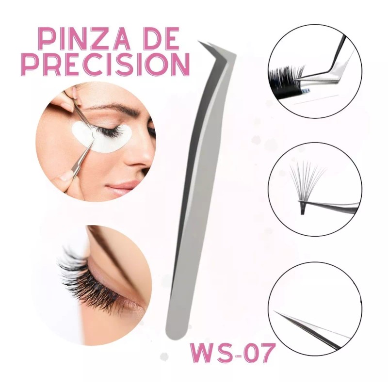 Universo en Linea Pinza Para Aplicación De Pestañas Mink 1