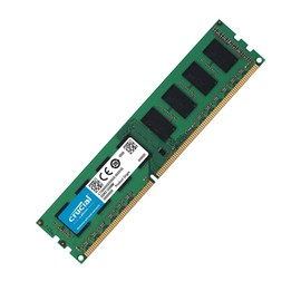 Crucial 8GB Single DDR3L 1600 MT/s (PC3L-12800) Unbuffered UDIMM Memory CT102464BD160B
