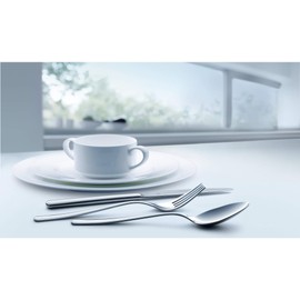 WMF Boston Coffee Spoon, Teaspoon, 13.2 cm, Polished Cromargan Stainless Steel, Shiny, Dishwasher Safe