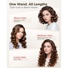 HOSON Hair Curling Wand Tapered Barrel 1"-0.5", Dual Voltage Curling