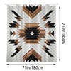 Ceexolliss Western Shower Curtain Set Rustic Aztec Boho Native American