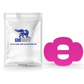 GrifGrips CGM Covers Adhesive Patches - Omnistrap Wrap Sports Grip CGM Overpatch Sensor Cover Waterproof Adhesive Tape CGM Patch for Omipod - Pre-Cut Design Pack of 15 (Pink)