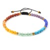 CrystalTears 7 Chakra Bracelet Women's Pearl Bracelet Made of 4