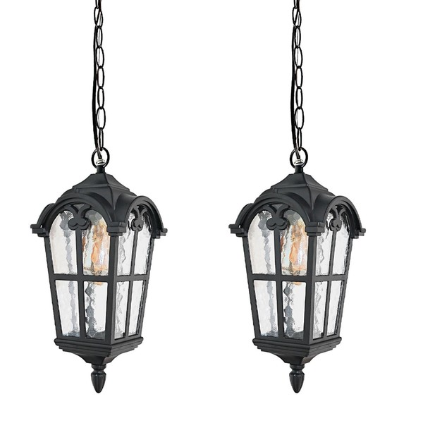 Zanritelit Outdoor Pendant Light for Porch Foye Hallway Doorway Farmhouse,