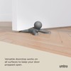 umbra Rubber Door Stopper Insert-Type Door Stopper Gray 2-pack BUDDY