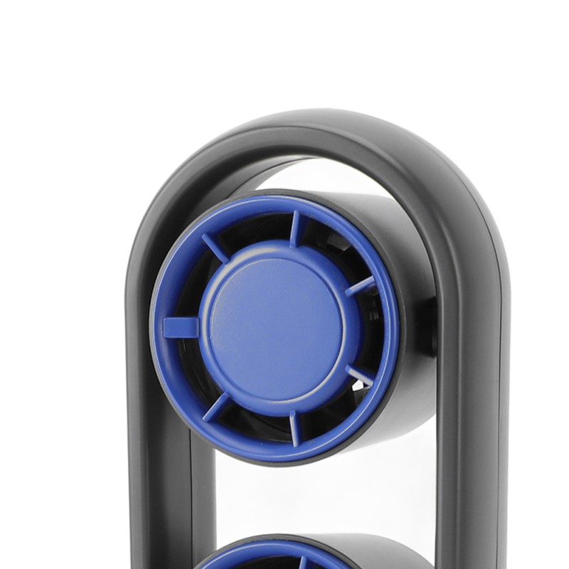 Desktop Tower Fan Profesional Efficient Stepless Speed Adjustable Dual Turbine