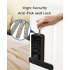 DESLOC B200L Fingerprint Smart Lock with Handle, Keyless Entry Door