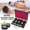 Extreme Beauty Kit De Piedras Calientes Con Calentador 16 Piedras