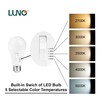 LUNO A19 Dimmable LED Bulb, 15W (100W Equivalent), 1600 Lumens,