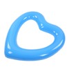 Heart Shaped Swimming Circle 120cm Thick Tear Resistant PVC Material