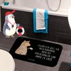 Mr. & Mrs. Panda Shower Mat Alpaca Flag Gift Lama
