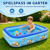 Sunshine Smile Piscina Hinchable para niños, 120 x 85 cm,
