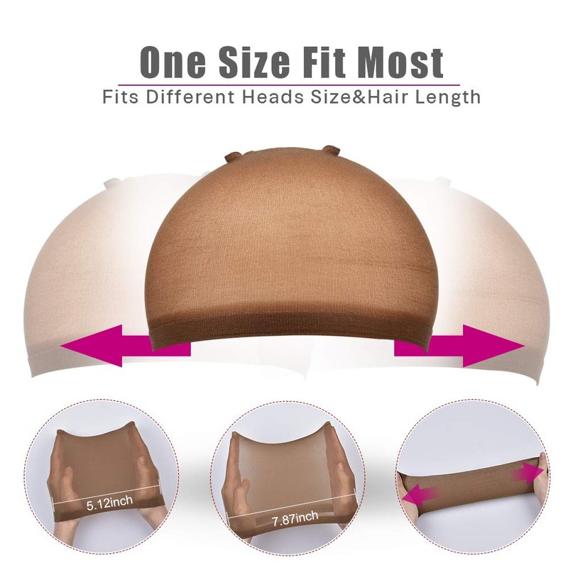 MORGLES Wig Caps for Women Non Slip, 20 Pcs Stocking