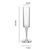 XKONG Plastic Champagne Flutes,6 Oz Unbreakable Goblet Glasses Reusable Champagne