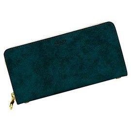 Agility affa "Grotto" Long Wallet, Bill Compartment, Coin Purse, Zip Around, blue