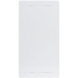HVAC OV 6 x 12 Inch White Square ABS Plastic Plumbing Access Panel - Indoor Wall Access Door for HVAC, Wall, Ceiling, and Drywall with Panel - Opening Box Door Cover - Easy to Instal