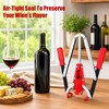 Hgkeke Double Lever Wine Corker, Effortless Metall Corker for Wine