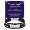 Fodfgxf Vatertagsgeschenke Für Papa,Geschenke Papas,Papa Geschenk,Vater Geschenk Geburtstag,Vater Geschenke,Armbänder,Weihnachtsgeschenke