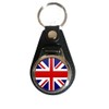 Union Jack/Great Britain Flag - Faux Leather Keyring