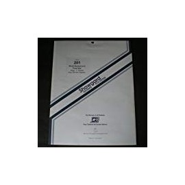 Showgard Strip Style Black Stamp Mounts Size 201