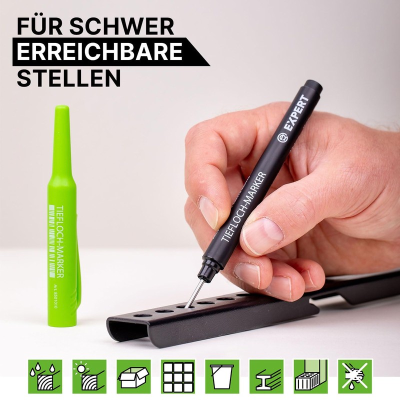 EXPERT Deep Hole Combination Set (Deep Hole & Dry Marker)
