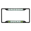 FANMATS 31276 Oregon Ducks Metal License Plate Frame Black Finish