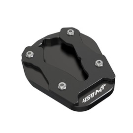 CFMOTO 450MT Kickstand Extension Plate CFMOTO 450MT Side Stand Foot Enlarger Foot Side Stand Extension Pad Support Plate 450MT Kickstand Pad Extender Fit for 450MT 2024+ (Black)