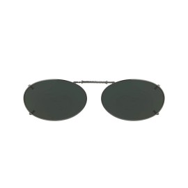 SolarShield Solar Shield Clip Ons 52 Rec A (Gray Rimless)