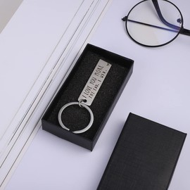 FUYOAL Couples Keychain I Love You More The End I Win Keyring Gifts for Boyfriend Girlfriend Husband Wife Keychains Gifts for Him Her Birthday Anniversary Valentine's Day