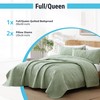 HLC.ME Benji - 3 Piece Full Queen Size Quilt Set,