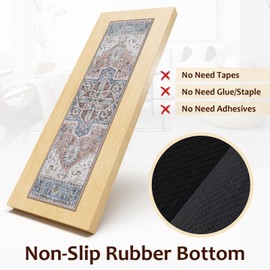 OJIA Non-Slip Stair Treads for Wooden Steps 30"x8" Indoor Stair Runner 15PCS Residue-Free Rubber Backed Carpet Stair Treads Staircase Step Treads Stair Rugs Mats for Kids and Dogs, Beige