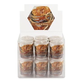 Root Candles Scented Votive Candles 20-Hour Beeswax Blend Premium Handcrafted Bulk Candle Pack, 18-Count Votives, Myrrh & Honey