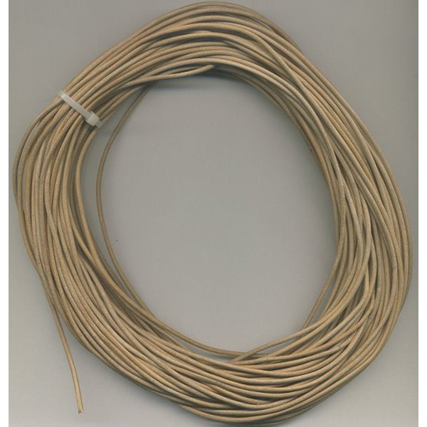 Natural Untreated Rawhide, Leather Cord, 1.8 mm Round Leather Cord,