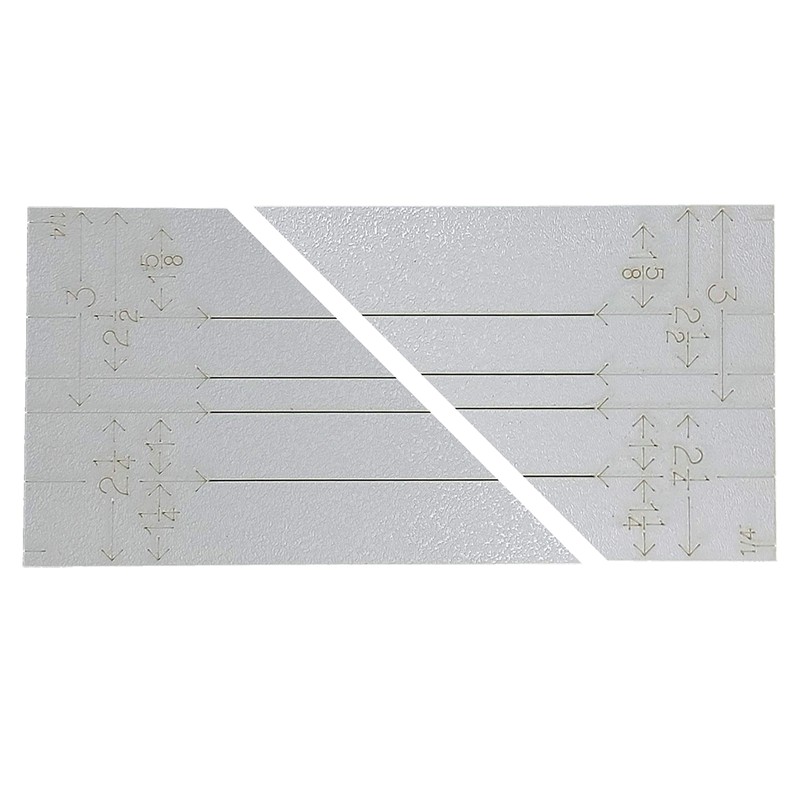 Martelli 24" Strip Ruler with Multiple Widths