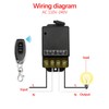 RODOT 433M Wireless Remote Switch, 110V 120V 240V 30A Relay