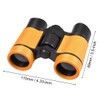 sourcing map Binoculars 4X30 Compact Foldable Binoculars Shock Proof Orange