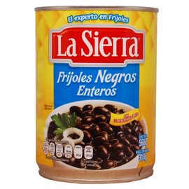La Sierra Black Whole Beans 560g / Mexican Frijoles Canned Black Beans, Tinned Vegetables, Black Beans