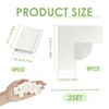 2 Sets Acrylic Window Screen Corners Accessories Applicable to All